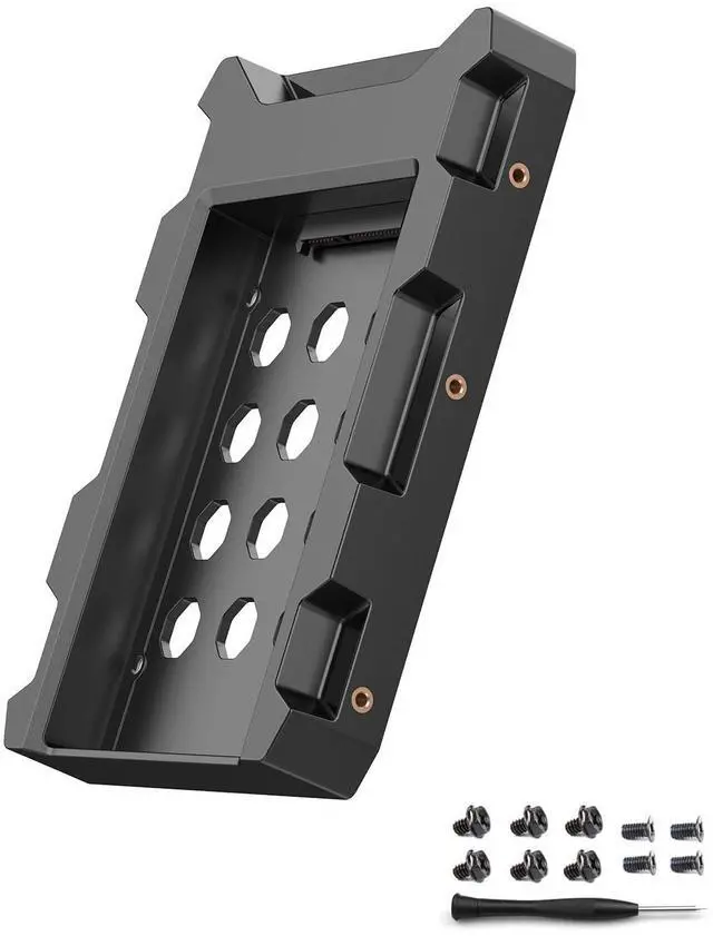 Main image of 2.5 to 3.5 Inch SSD HDD Mounting Bracket, SATA III Drive Bay Adapter for 7mm 9.5mm 12.5mm Hard Drives 5 Packs