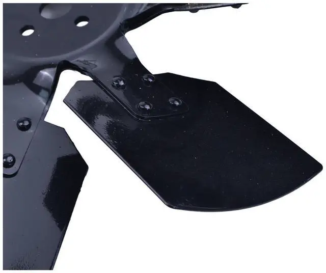 Alt view image 3 of 5 - JZGRDN 7 Blade Cooling Fan 185377A1 Compatible with Case 580N 586H 588H 580SL 590SL 588G New Holland U80C U80B