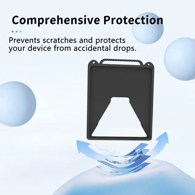 Alt view image 3 of 5 - Case for SpaceX Starlink Mini,NOUKAJU Silicone Protective Cover,Drop-Proof,Scratch-Proof,Shock-Proof,Dust-Proof,Protective Case for Starlink Mini(Black)