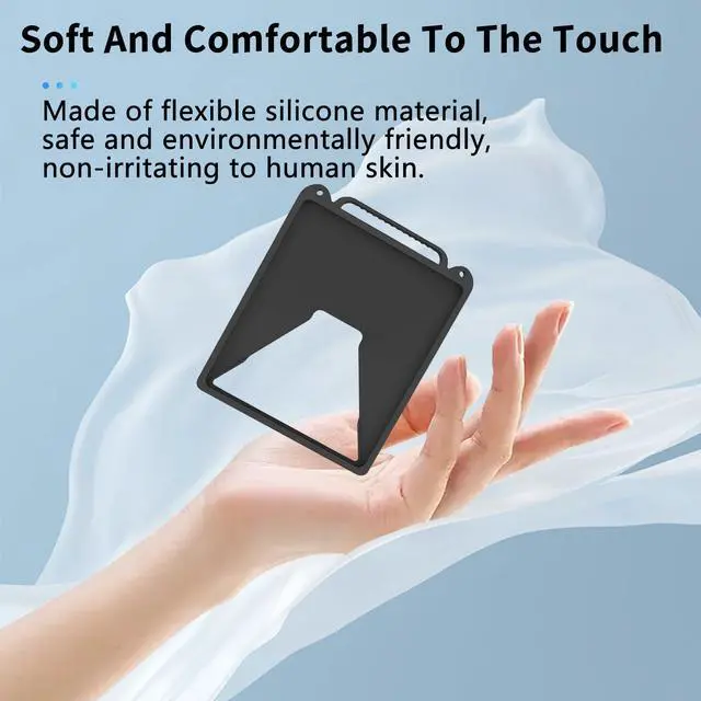 Alt view image 4 of 5 - Case for SpaceX Starlink Mini,NOUKAJU Silicone Protective Cover,Drop-Proof,Scratch-Proof,Shock-Proof,Dust-Proof,Protective Case for Starlink Mini(Black)