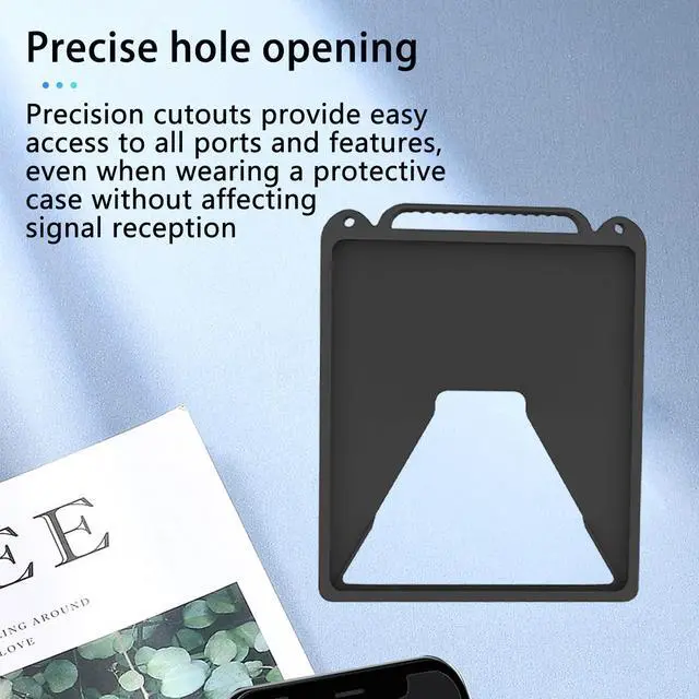 Alt view image 5 of 5 - Case for SpaceX Starlink Mini,NOUKAJU Silicone Protective Cover,Drop-Proof,Scratch-Proof,Shock-Proof,Dust-Proof,Protective Case for Starlink Mini(Black)