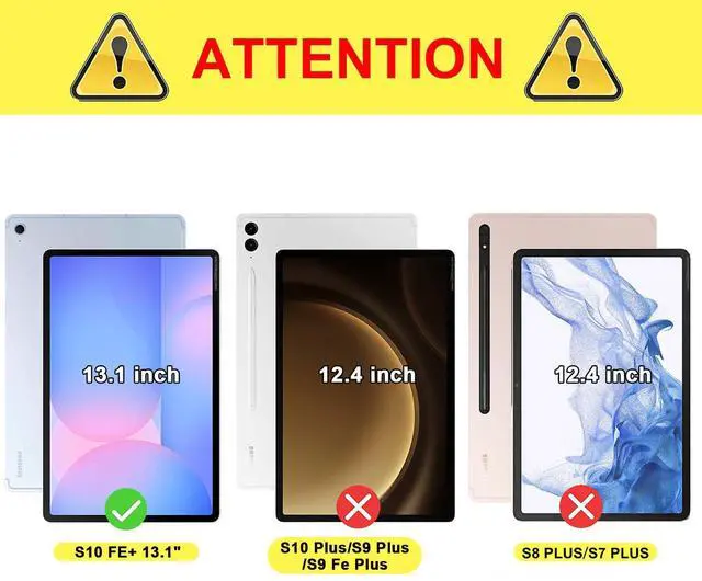 Alt view image 2 of 5 - Varohix Case for Samsung Galaxy Tab S10 Fe Plus 13.1" 2025, PU Leather Folio Business Protective, Multi-Angle Viewing Stand with Front Pocket, Hand Strap for Galaxy S10 FE+ Brown