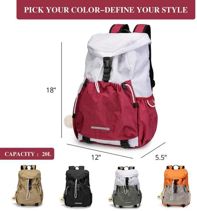 Alt view image 2 of 4 - Ankyery Drawstring Backpack for Teen Girls Boys, Work College Travel 17 Inch Laptop Backpack, Cute Back to School Bookbag, Casual Daypack for Middle High School University Daily Use Gym