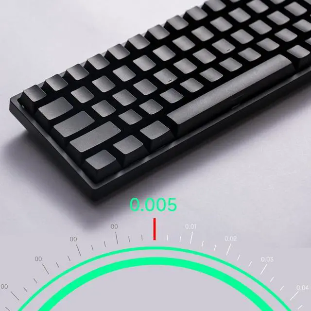 Alt view image 3 of 5 - MONSGEEK FUN68 Rapid Trigger Gaming Keyboard 8k SP HE Tri-Mode 65% Black Keyboard, Flash Magnetic Switch