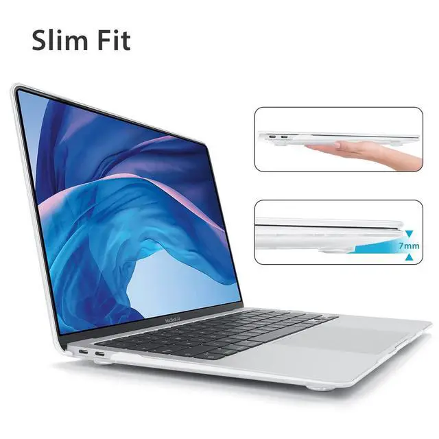 Alt view image 4 of 5 - HOHAIYOO Compatible with 2022 M2 MacBook Pro 13 inch Case 2021 2020-2016 M1 A2338 A2289 A2251 A1706 A2159 A1989 with Touch Bar, Hard Shell Case&Keyboard Cover&Screen Protector&Webcam Cover, Funny Dog