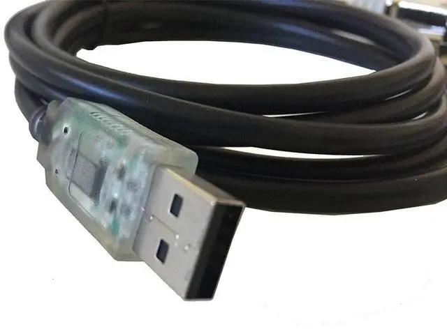 Alt view image 3 of 4 - AYA 6Ft (6 Feet) USB to Serial RS-232 DB-25 Male Straight-Thru Cable FTDI Chipset (5-Wires)
