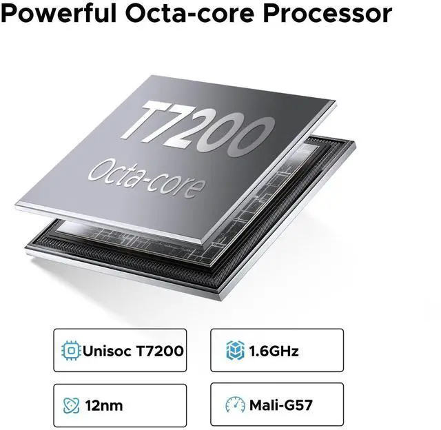 Alt view image 3 of 5 - DOOGEE U11 Android 16 Tablet with Keyboard,11 inch Android Tablet with Gemini AI 16GB+128GB/TF 2TB Octa-Core Gaming Tablets,90Hz Display,8580mAh,13MP+5MP,Widevine L1,BT5.0+5G WiFi,Face ID,Metal Body