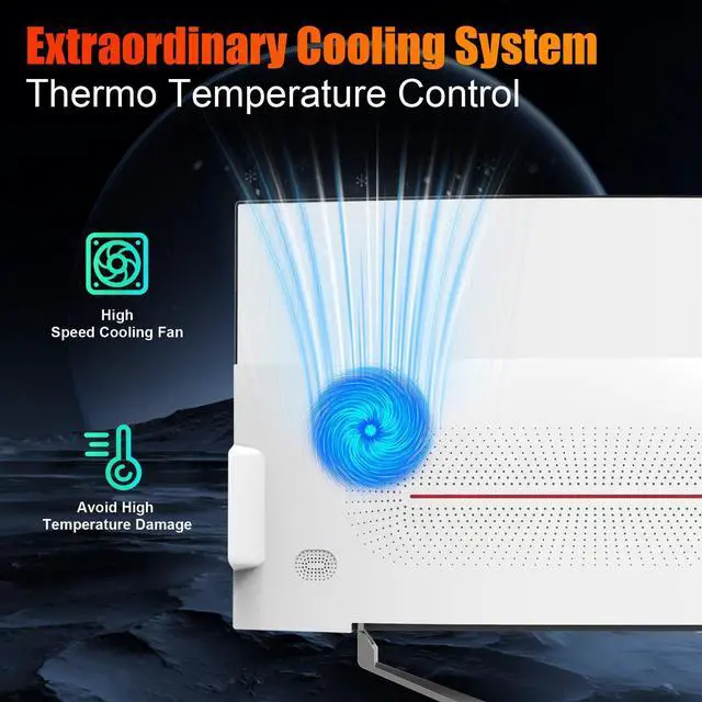 Alt view image 2 of 5 - All-in-One Desktop Computer, 27 FHD Display Curved Monitor PC 8GB RAM 512 SSD, WiFi and Bluetooth, Keyboard & Mouse, White (N100/8G/512G)