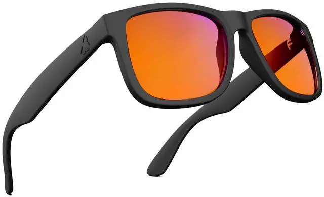 Alt view image 2 of 5 - MAXJULI XXL Blue Light Blocking Glasses for Big Heads Men,Computer Reading/Gaming/TV/Phones Glasses for Women Men (Orange) 8806XXL