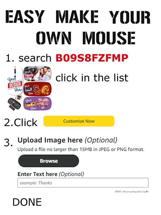 Alt view image 3 of 5 - maizi Quiet Mouse Wireless for PC Computer Chromebook Notebook, Quiet Mice Wireless Image ID: 10598565 owl Background 2.4 Ghz Mouse Portable Printed in USA