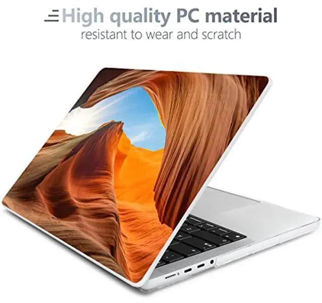 Alt view image 2 of 5 - Batianda for New MacBook Pro 14 inch Case 2025 M5 2024 2023 2021 Release with M4 M3 M2 M1 Pro/Max Chip,Landscape Series Designed Hard Shell with Keyboard Cover & Screen Protector, Desert Scenery