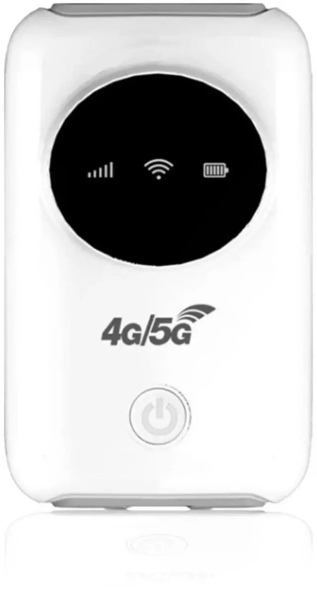 Main image of Mobile Router, 4G LTE 5G Hotspot 300Mbps Modem up to 10 Devices, SIM Slot, 3200MAh Battery, Portable Device for Travel, Business Trip, Outdoor