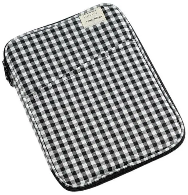 Main image of Donloise 11-13Inch Cute Puffy Laptop Sleeve Fairycore Carrying Laptop Bag Cover Kawaii Tablet Liner Pouch Cottagecore Office Accessories (13inch,Black)