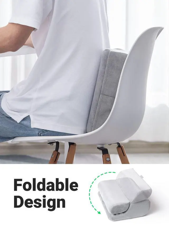 Alt view image 4 of 5 - UGREEN Tablet Pillow Stand for Lap Soft Holder Bed with 3 Viewing Angles Adjustable Home Office Accessories Compatible with iPad Pro 13 12 11 10.5 Air Mini 5 4 3 2 Phone 16 15 14 E-Reader Grey