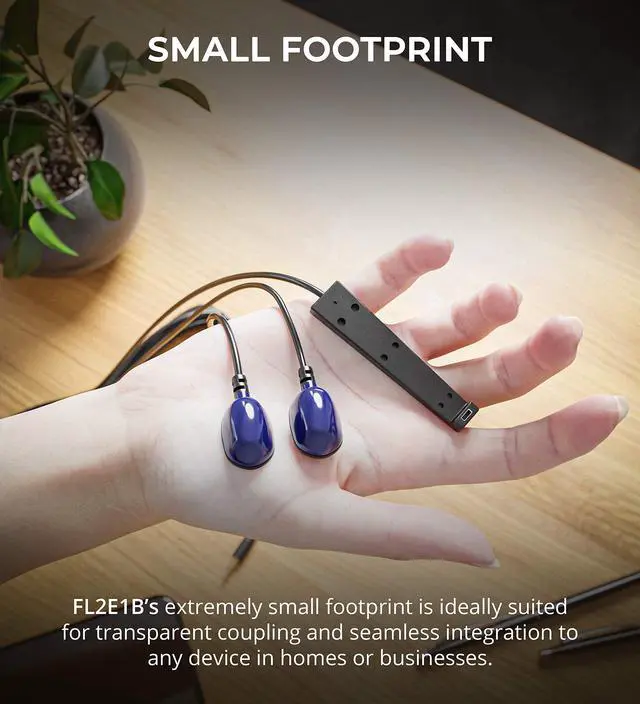 Alt view image 5 of 5 - Global Cache Flex Link 2 Emitter and 1 Blaster Cable (FLC-2E1B)