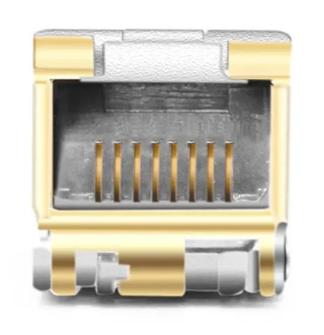 Alt view image 4 of 5 - 10G SFP+ RJ45 80m for Fortinet FN-TRAN-SFP+GC FS-TRAN-SFP+GC Mini-GBIC 10GBase-T SFP+ Transceiver 80m 10G-T Copper SFP+ to RJ-45