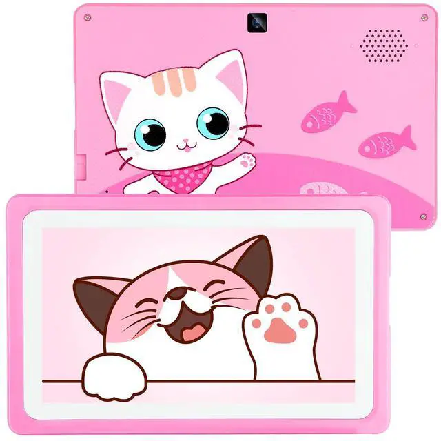 Kids Tablet 7 Tablets for Kids with Parental Control, WIFI Childrens Tablets for Toddlers with Plenty of Offline Child learning Apps Pre-installed, Toddler Tablet 3-7 Years Boy Girls GiftPink)