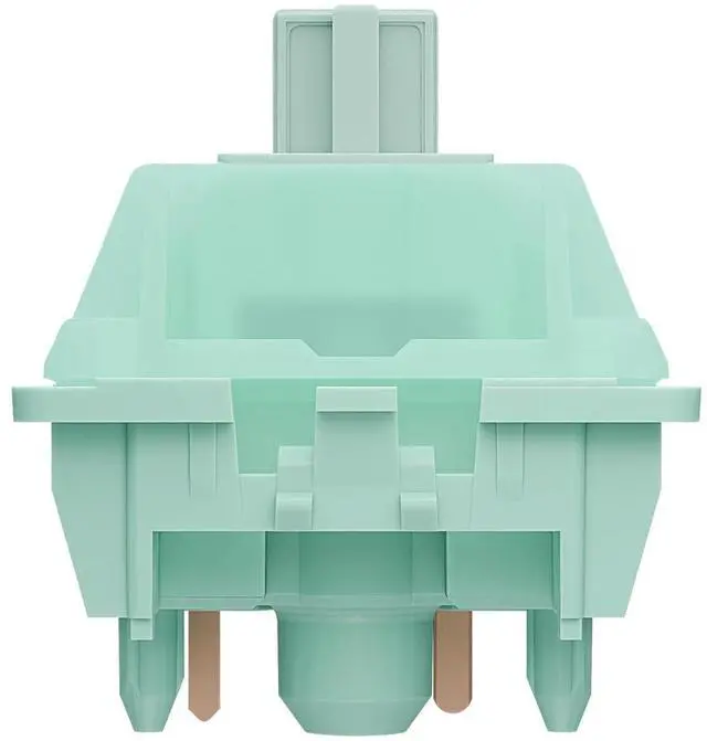 Alt view image 2 of 5 - Gateron Jade Mint Keyboard Switches, Linear RGB LED 5 Pin 22mm Dual-Stage Spring Factory Pre-lubed 55gf Switches for Mechanical Keyboard(108PCS)