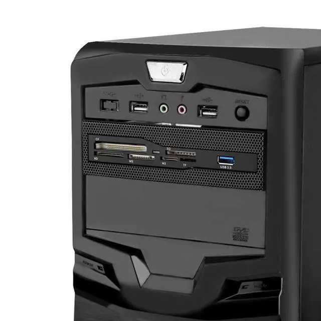 Alt view image 5 of 5 - PC Front Panel Multi-Function USB 3.0 Hub Card Reader Supports M.2, MS, XD, CF, TF for Computer - High Speed Internal Card Reader