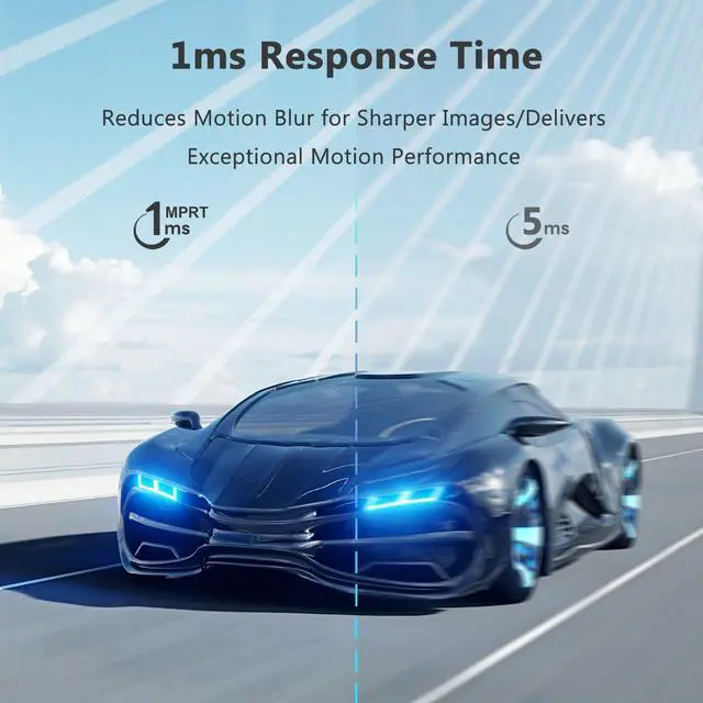 Alt view image 4 of 5 - 4K Monitor, Z-Edge 28 inch IPS Monitor, UHD 3840x2160 IPS Computer Monitor, 300 cd/m², 144Hz Refresh Rate, 1ms MPRT Response Time, U28I4K Ultra-Thin Bezel