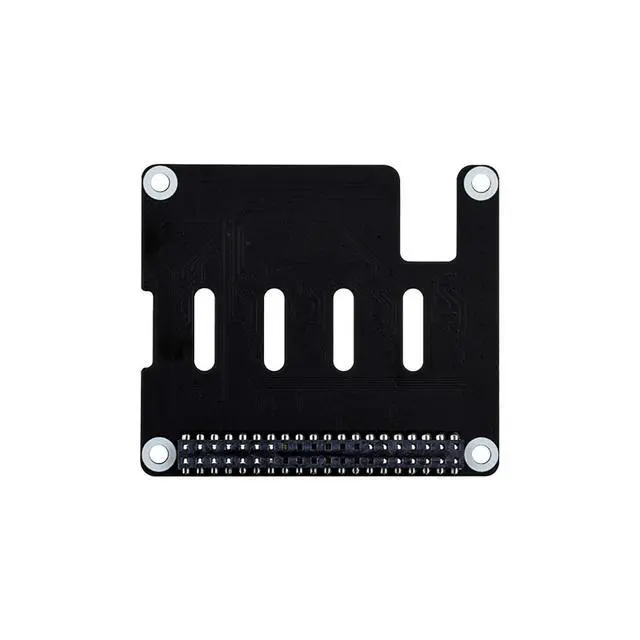 Alt view image 2 of 5 - PCIe to 4-CH PCIe HAT Adapter Board, Compatible for Raspberry Pi 5, PCIe Gen2 Expansion Module with 4 FFC Connectors, Supports Multiple PCIe HAT Stacking for Raspberry Pi 5 Projects