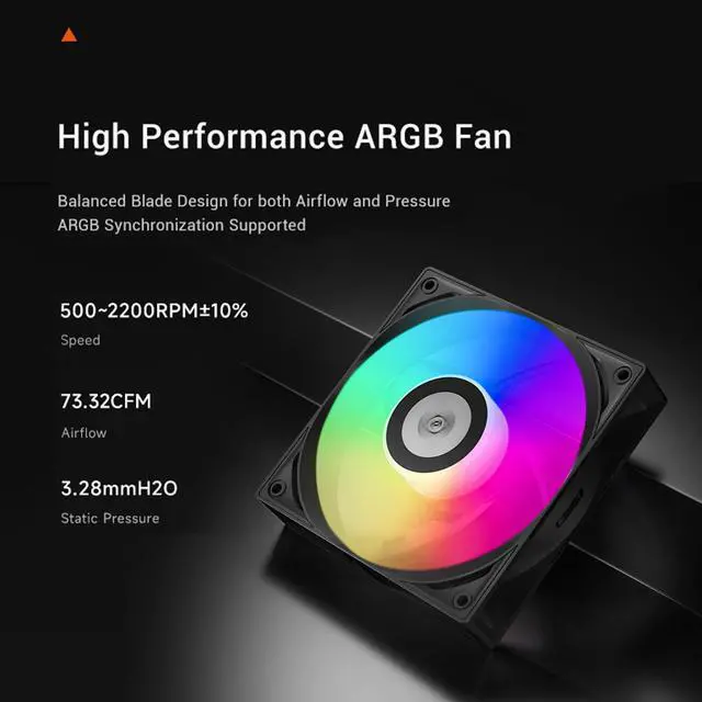 Alt view image 3 of 5 - PCCOOLER CPU Air Cooler with Digital Display, ARGB Version, 4 Heat Pipes, High-Performance Quiet Tower Cooler, LGA 115X/1200/1700/1851, AM4/AM5 (CPS RT400 Digital ARGB BK)