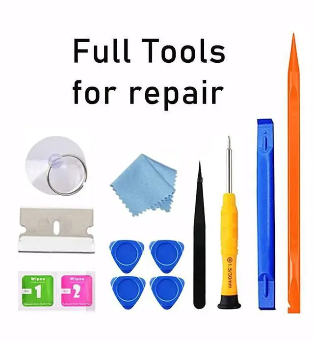 Alt view image 5 of 5 - for iPad 7/8 (7th 8th Gen) Screen Replacement Digitizer Touch Glass 10.2", for 7th 8th Generation A2197 A2198 A2200 A2270 A2428 A2429 A2430, Full Repair Kit+Home Button[NO TouchID Chip] [NO LCD]