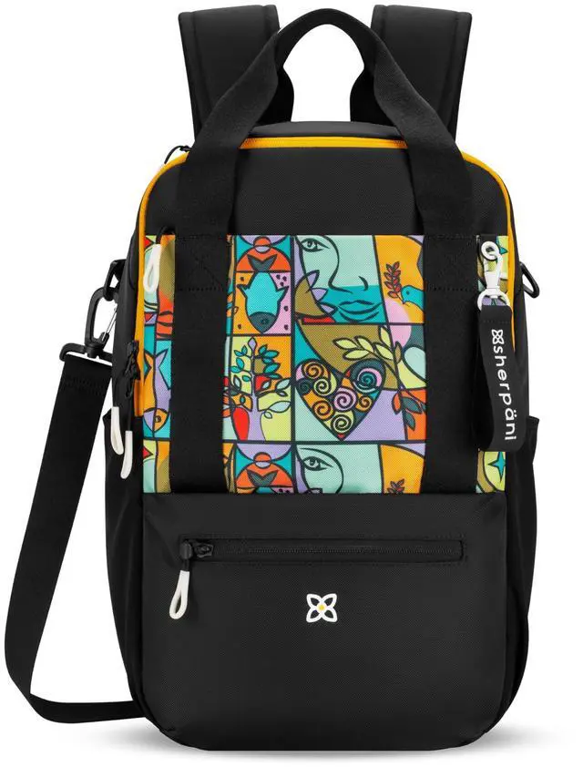 Main image of Sherpani Camden, Convertible Backpack, 3 in 1 Tote Bag, 18L Travel Backpack, Crossbody Bag for Women, Cross Body Purse, Travel Gifts, RFID Protection, Fits 13 Laptop (Cloud9)