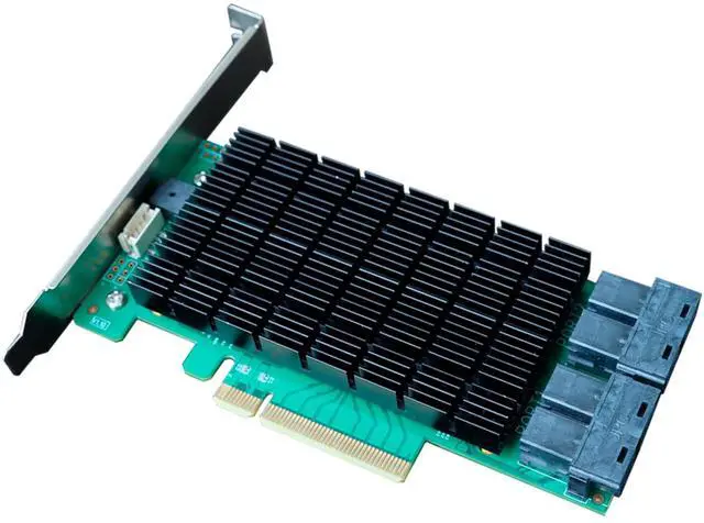 Alt view image 2 of 4 - Highpoint Rocket 720L 16-Port 12Gb/s PCIe 3.0 x8 SAS/SATA HBA Controller