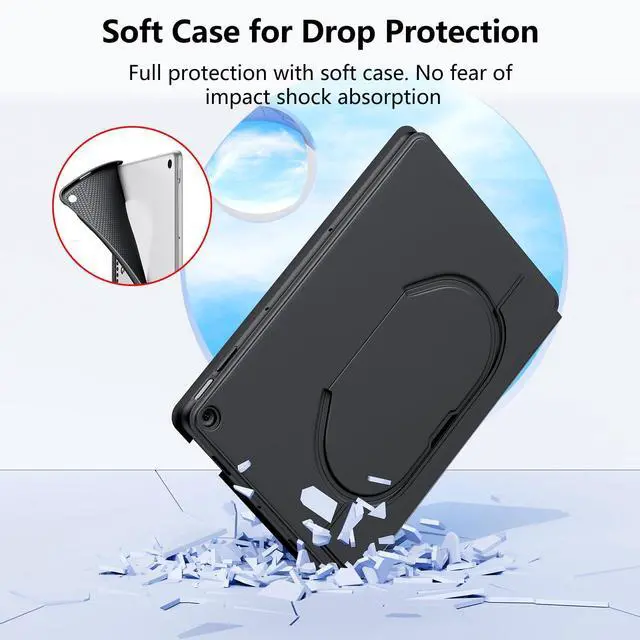 Alt view image 5 of 5 - JUQITECH Trackpad Keyboard Case for Google Pixel Tablet 11 inch 2023, Backlit Magnetic Detachable Wireless Keyboard Adjustable Viewing Angle Kickstand Soft Protective Cover Case work with Speaker Dock