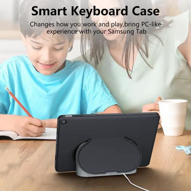 Alt view image 3 of 5 - JUQITECH Trackpad Keyboard Case for Google Pixel Tablet 11 inch 2023, Backlit Magnetic Detachable Wireless Keyboard Adjustable Viewing Angle Kickstand Soft Protective Cover Case work with Speaker Dock