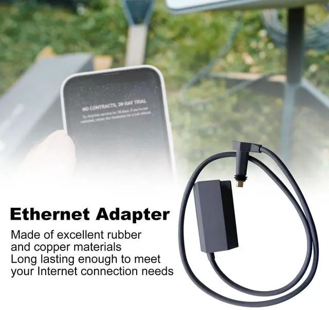 Alt view image 2 of 5 - Generic Ethernet Adapter Satellite Internet V2 for Rectangle Dish, Rectangle Dish Antenna Satellite USB Internet Powerline Kit for V2, Genericg8o91qgvnc