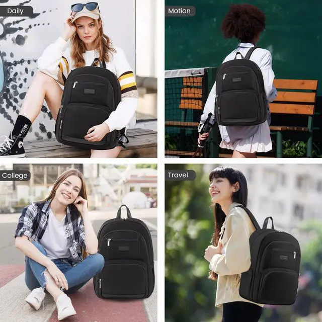 Alt view image 2 of 5 - LOVEVOOK 17.3 inch Laptop Backpack - Versatile Work and School Backpack for Men and Women, Durable and Stylish Design