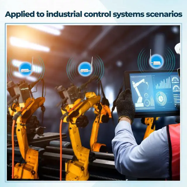 Alt view image 5 of 5 - WiFi HaLow IoT Module, WiFi Halo Bridge with 802.11ah, Long-Range Point-to-Point Transmission, Supports Ethernet & Serial Communication, Ideal for Drones, Robotics, Industrial Control & IoT Smart Home