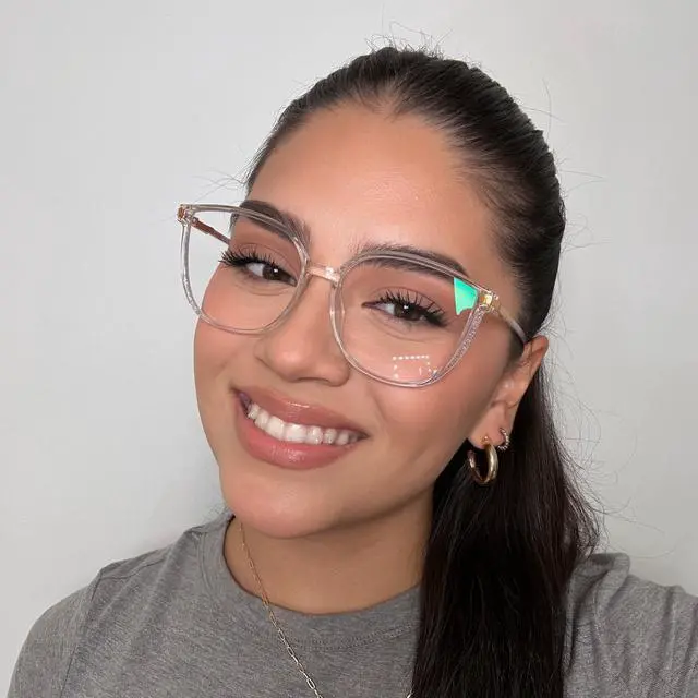 Alt view image 2 of 5 - Zeelool Blue Light Blocking Glasses, Cat Eye Glasses Frame for Women Fashion Eyeglasses with Anti UV Glare & Eyestrain Lens Rodz ZTX548130-02B