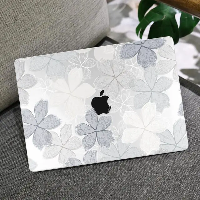 Alt view image 5 of 5 - MEEgoodo for MacBook Pro Case 13 inch 2022 2021 2020 A2338 M2/M1 A2251 A2289 with Touch ID,Clear Laptop Hard Shell Cases with Keyboard Webcam Cover & Trackpad Film & Type C Adapter, Multicolored Roses