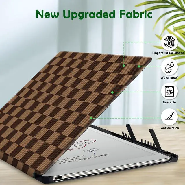 Alt view image 4 of 5 - Aippdo Case for Remarkable Paper Pro Tablet 11.8" (Released in 2024), Hard Back Shell Protective Book Folio Cover with Built-in Pen Holder, with Auto Sleep/Wake Function.