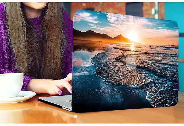 Alt view image 5 of 5 - DTangLsm Compatible with MacBook Pro 16 inch Case 2025 2024-2021 M4 M3 M2 M1 A3403 A3186 A2991 A2780 A2485 Pro Max, Slim Protective Plastic Hard Shell Case & Keyboard Cover for MacBook Pro M4, Beach