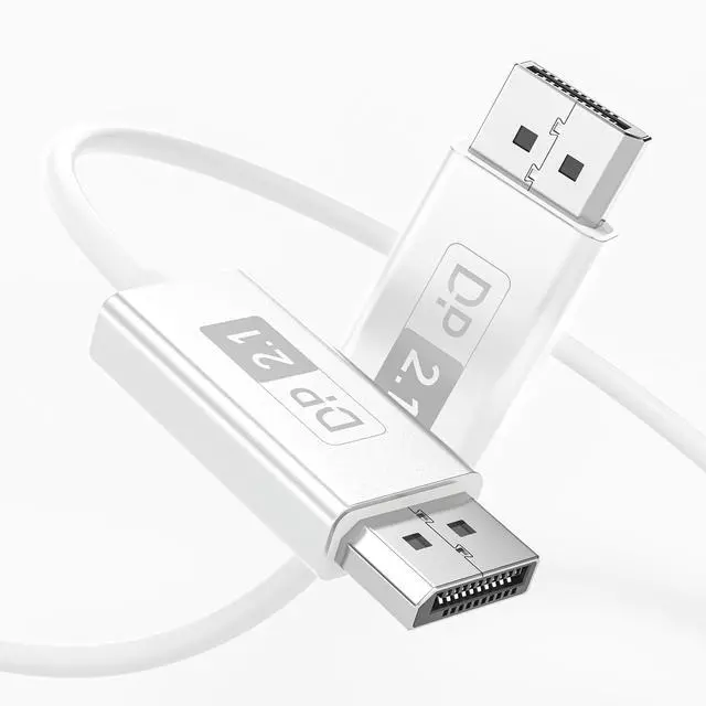 Main image of huaham DisplayPort 2.1 Fiber Optic Cable 3.3ft, DP 2.1 Cable [16K@30Hz, 8K@60Hz, 4K@240Hz] 40Gbps Video Display Port Cord Support UHBR10/HDCP/HDR10, FreeSync G-Sync for Gaming Monitor Graphics PC