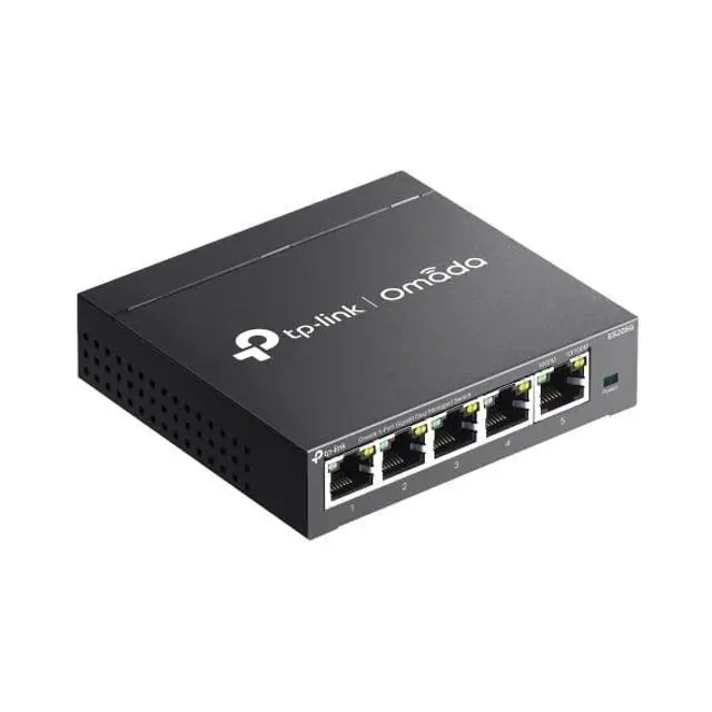 Alt view image 4 of 5 - TP- Link Omada 5-Port Gigabit Easy Managed Switch