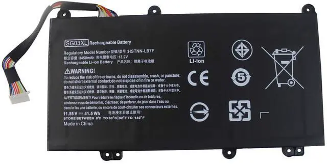 Main image of SG03XL Battery Compatible HP Envy M7 M7-U M7-U000 M7-U009DX M7-U109DX 17-U011NR 17-U000 17T-U000 17-U011NR 17-U163CL 17-U177CL 849314-850 849315-850 TPN-I126 849049-421 HSTNN-LB7F W2K88UA Laptop