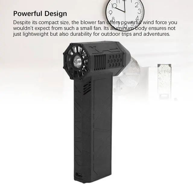Alt view image 4 of 5 - Electric Air Duster, 150000RPM Compressed Air Duster Turbo Fan, Multipurpose, for Computer Keyboard,Outdoors,Car,Home (Yunirrmxcnvgz6s-12)