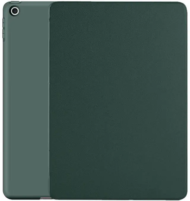 Main image of DuraSafe Cases iPad PRO 11 2nd 2020 [ PRO 11 Inch 2 Generation ] MY232LL/A MY252LL/A MY332LL/A MY342LL/A Trifold Soft Silicone Shock Proof Magnetic Flip Case - Dark Green