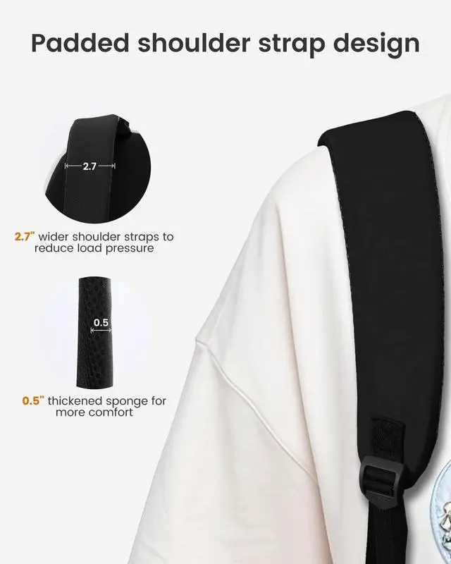 Alt view image 5 of 5 - LOVEVOOK School Backpack for Girls Boys,Bookbag for Teen with Pouch Pocket for Large Capacity Cup, Waterproof School Bookbag, Preppy Backpack Travel Daypack with 15.6 inch Laptop Compartment