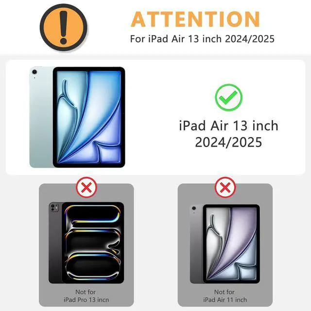 Alt view image 2 of 5 - OMOTON 2 Pack Privacy Screen Protector for iPad Air 13 Inch M3/M2 (7th/6th Generation, 2025/2024), Anti-Spy Tempered Glass with Easy Installation Tray, Case Friendly/Apple Pencil Support
