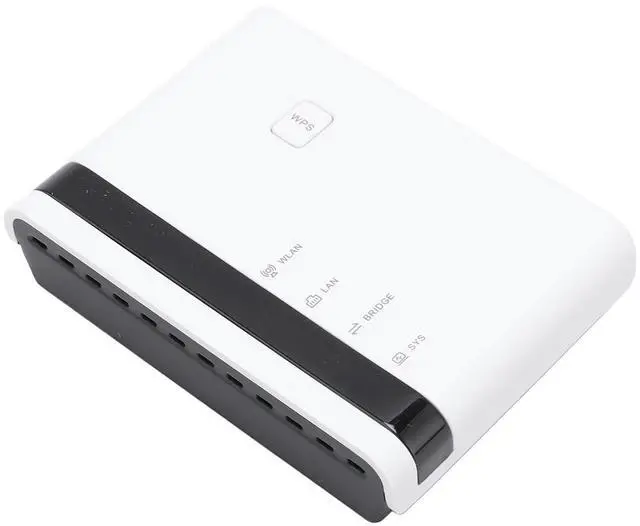 Alt view image 3 of 5 - Wireless Print Server with 4 USB Sharing, Multi Mode (Wired / 2.4G WiFi/Standalone), Easy Setup, 100Mbps LAN, Plug and Play for & (White)