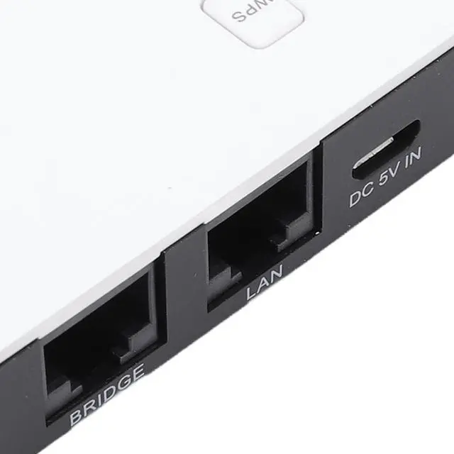 Alt view image 5 of 5 - Wireless Print Server with 4 USB Sharing, Multi Mode (Wired / 2.4G WiFi/Standalone), Easy Setup, 100Mbps LAN, Plug and Play for & (White)