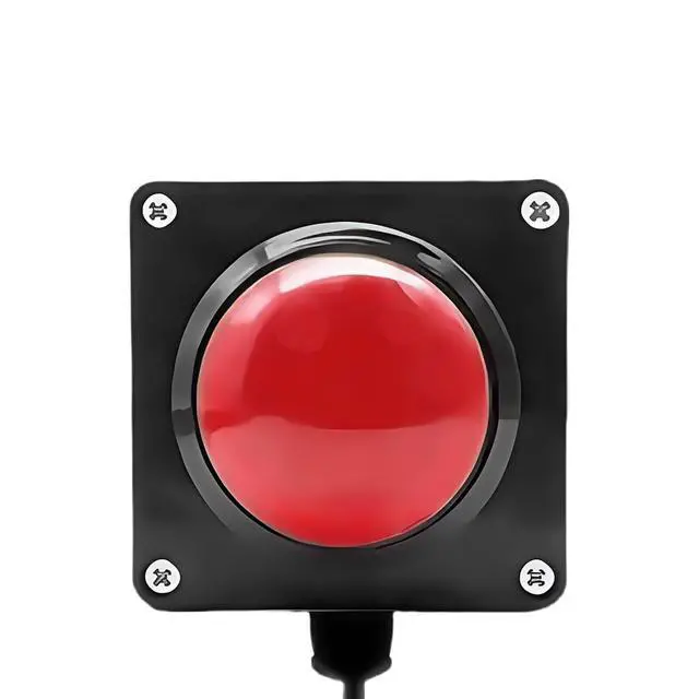 Alt view image 5 of 5 - Yoqanr Programmable USB Macro Keyboard, Major Policy Decision Button, One Handed Programmable Setting & Game Switch Control Keyboard, U Flash Disk with Customized Program, Default Enter Function, Red