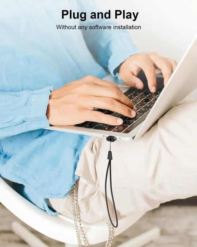 Alt view image 5 of 5 - 256GB USB 3.0 Flash Drive, Mini Thumb Drive Waterproof Memory Stick with Lanyard Hole Plug and Play Portable USB Stick Storage for Computer Laptop Smart TV, Black