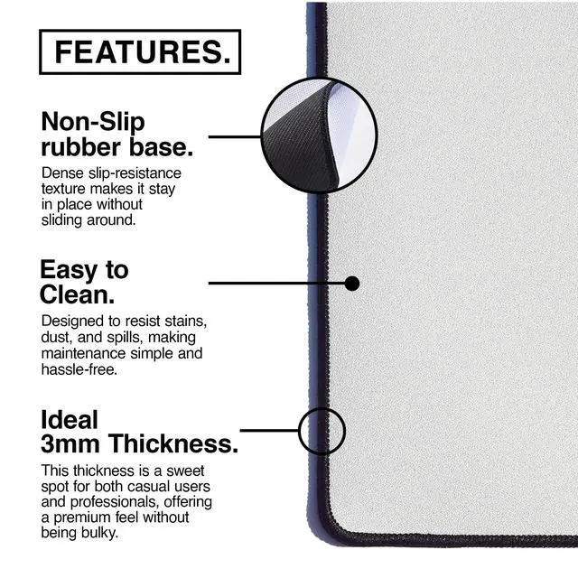 Alt view image 3 of 5 - MPCO. Blueprints Large Gaming Desk Pad - 36" x 17" Aeroglyde Fabric Willys Jeep  Orange Desk Mats - Non-Slip, Washable, Smooth Glide for Precision Gaming & Work